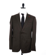 $2,995 ISAIA - Textured Brown NUOVA BASE S 2-Button Blazer - 38R