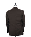 $2,995 ISAIA - Textured Brown NUOVA BASE S 2-Button Blazer - 38R