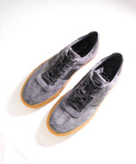 TOD’S - Gray Suede Logo Low Top Logo Embossed Sneakers - 11.5 US (10.5T)