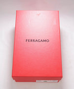 $795 SALVATORE FERRAGAMO - "FRONT 4" White Braided GANCINI Slip On Loafers - 10 E