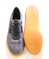 TOD’S - Gray Suede Logo Low Top Logo Embossed Sneakers - 11.5 US (10.5T)