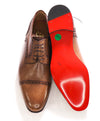 $1,150 CHRISTIAN LOUBOUTIN - *GREGGO* Brown Brogue Oxfords - 10 US (43 EU)