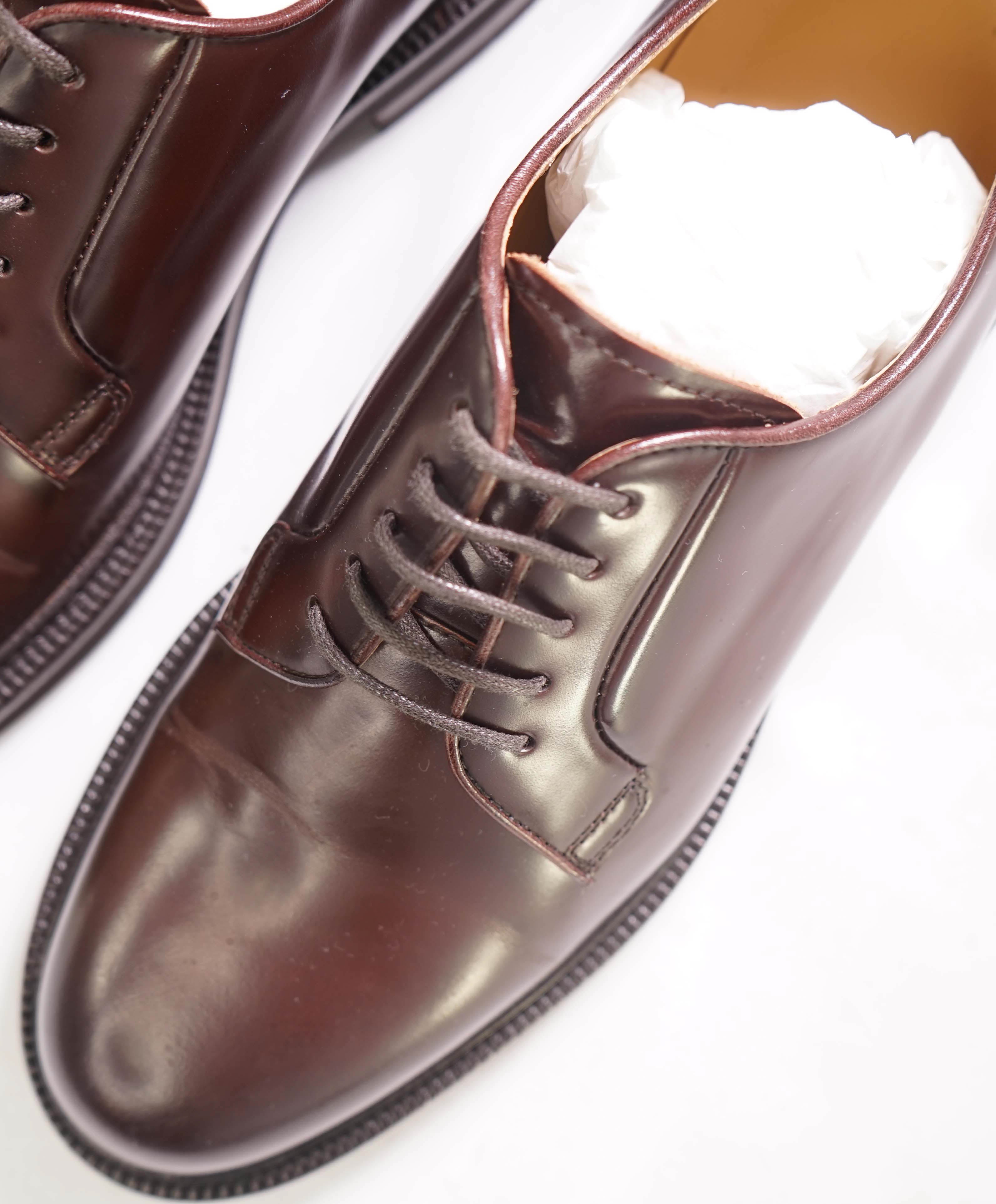 $1,195 BRUNELLO CUCINELLI - Brown Leather Derby Lace-Up Shoes - 9 US (42EU)