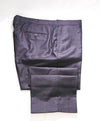 $795 ERMENEGILDO ZEGNA -"TROFEO" Gray Solid Wool Pants - 40W