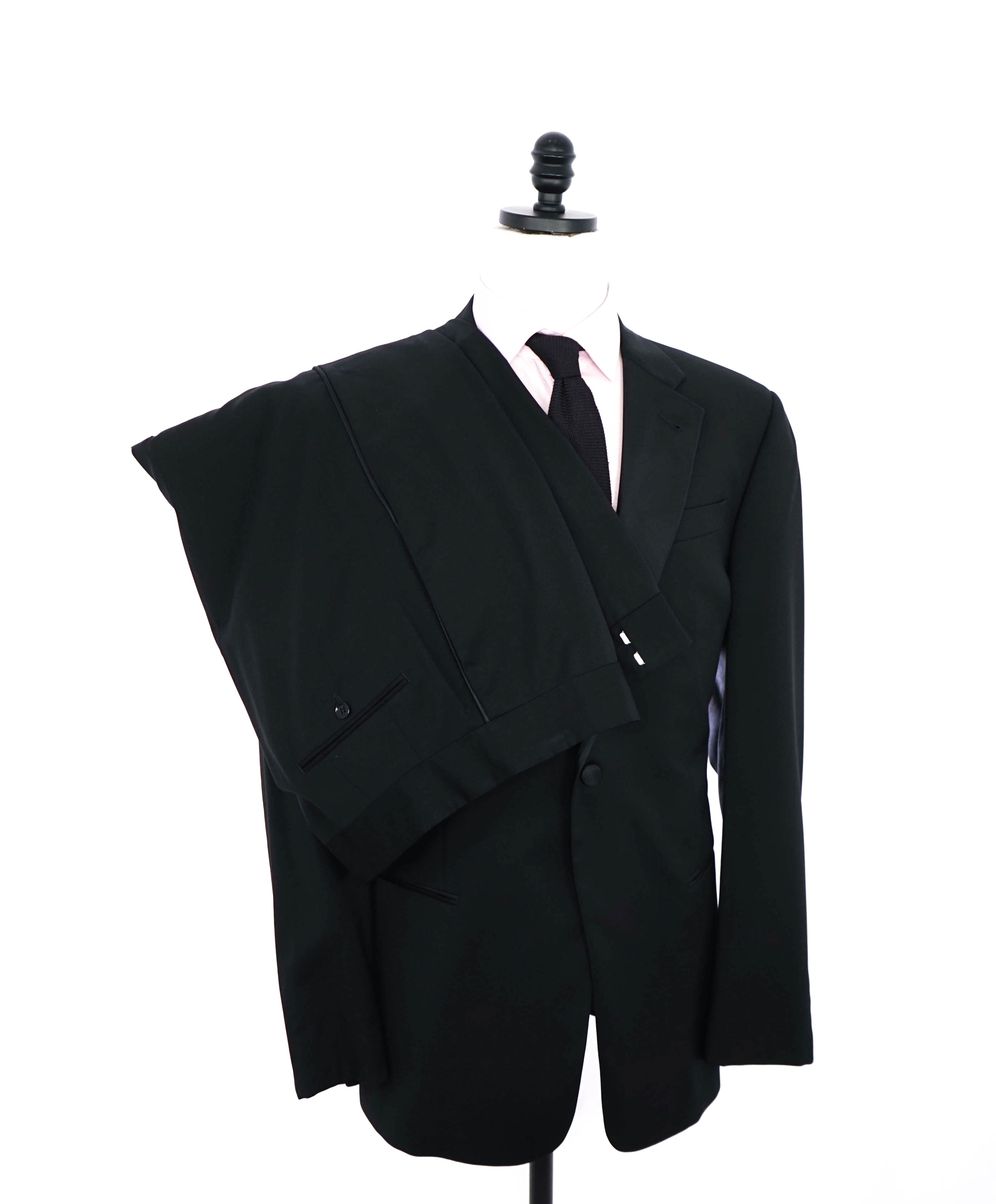 $2,095 ARMANI COLLEZIONI - “G LINE” 1-Button Notch Lapel Tuxedo Suit - 46L 40W