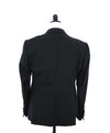 $1,995 EMPORIO ARMANI - “M LINE” 2-Btn Black Peak Lapel Tuxedo Suit - 36R