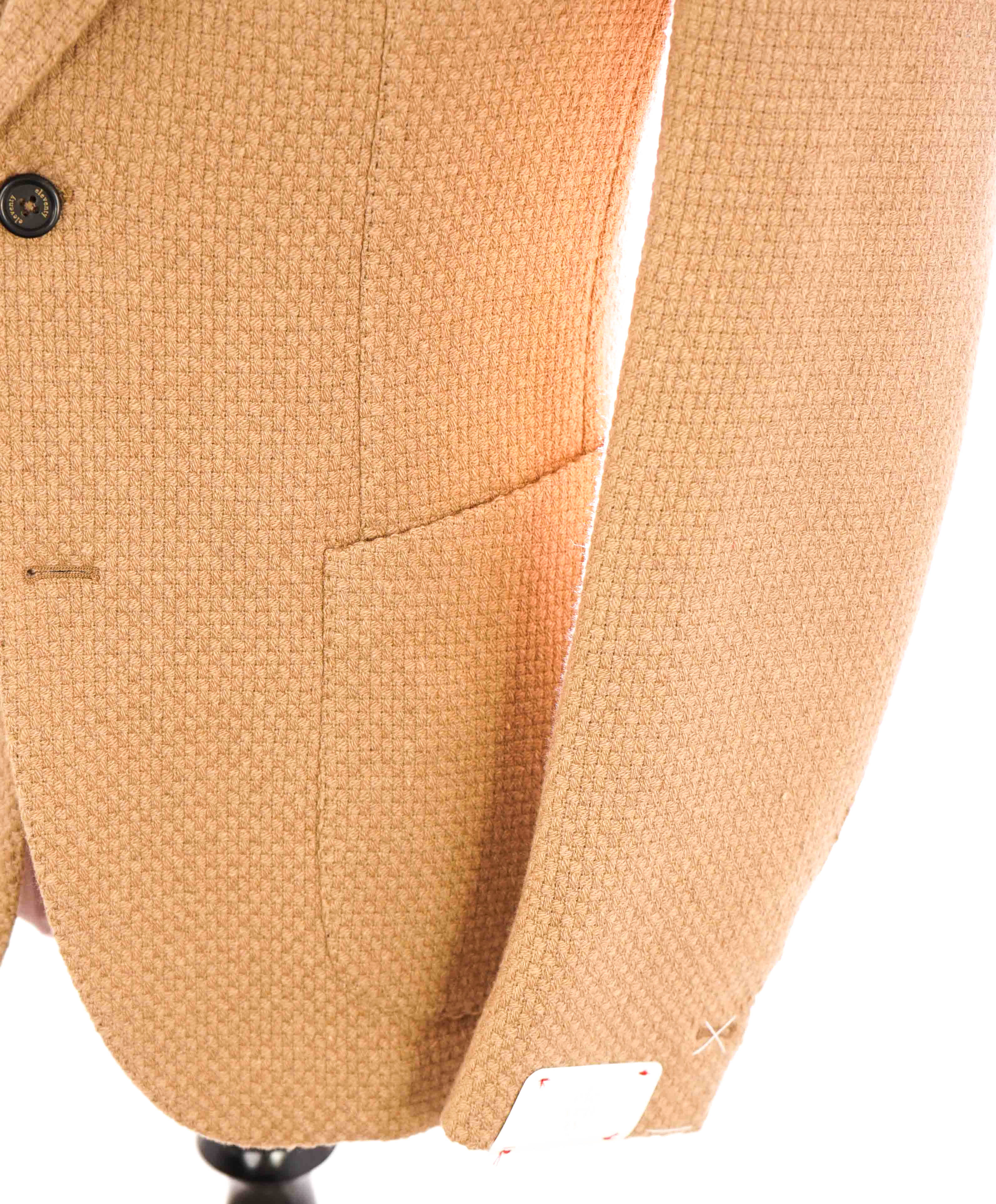 $2,695 ELEVENTY - *PURE CASHMERE* Jacquard Camel Platinum Blazer - 40 (50EU)