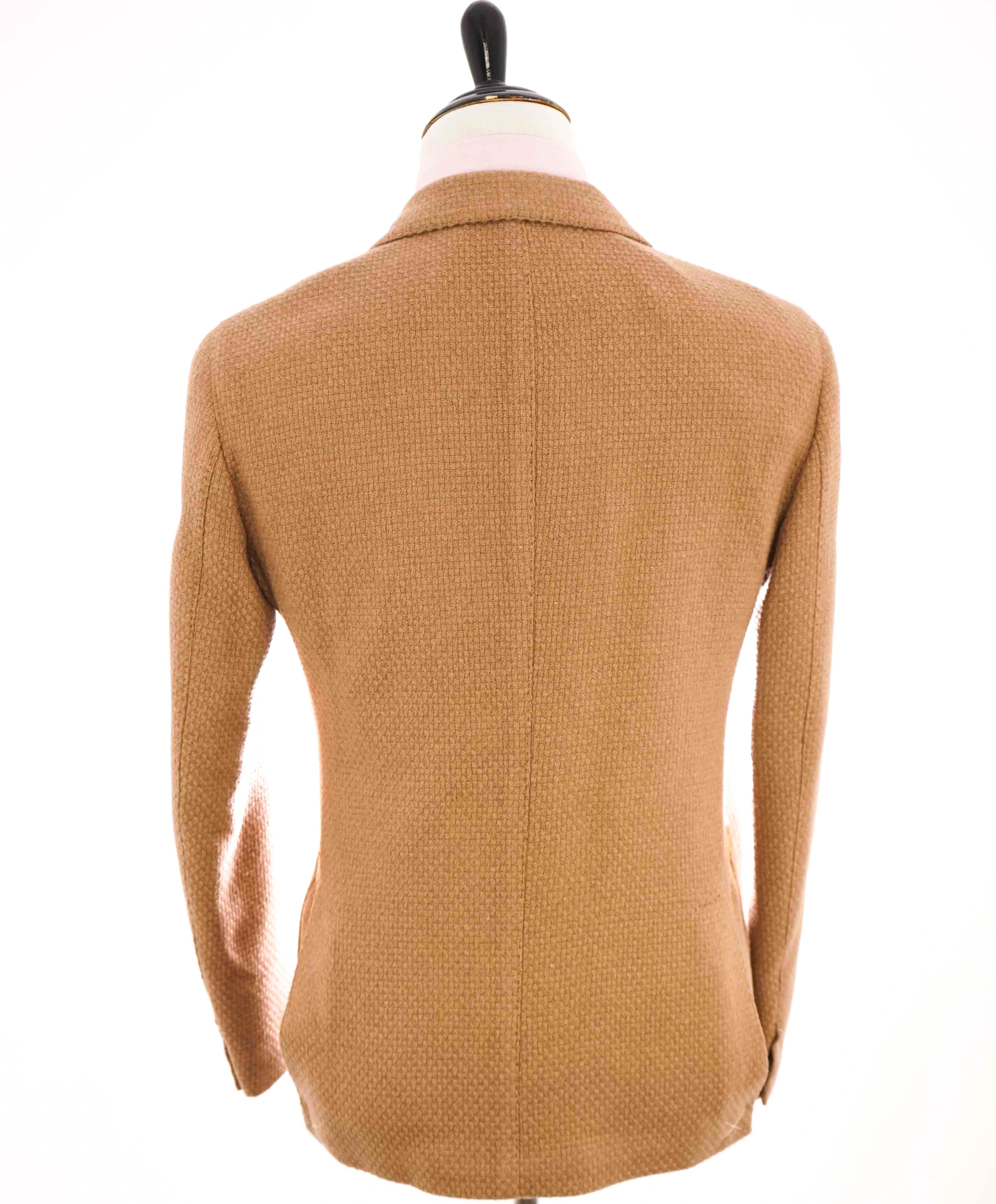 $2,695 ELEVENTY - *PURE CASHMERE* Jacquard Camel Platinum Blazer - 40 (50EU)