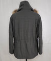 $14,545 KITON - *CASHMERE & FUR* Gray Down Puffer Coat - 46R