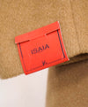 $5,995 ISAIA - CAMEL HAIR *MARSHAL* Neutral Double Breasted Winter Coat - 40R US