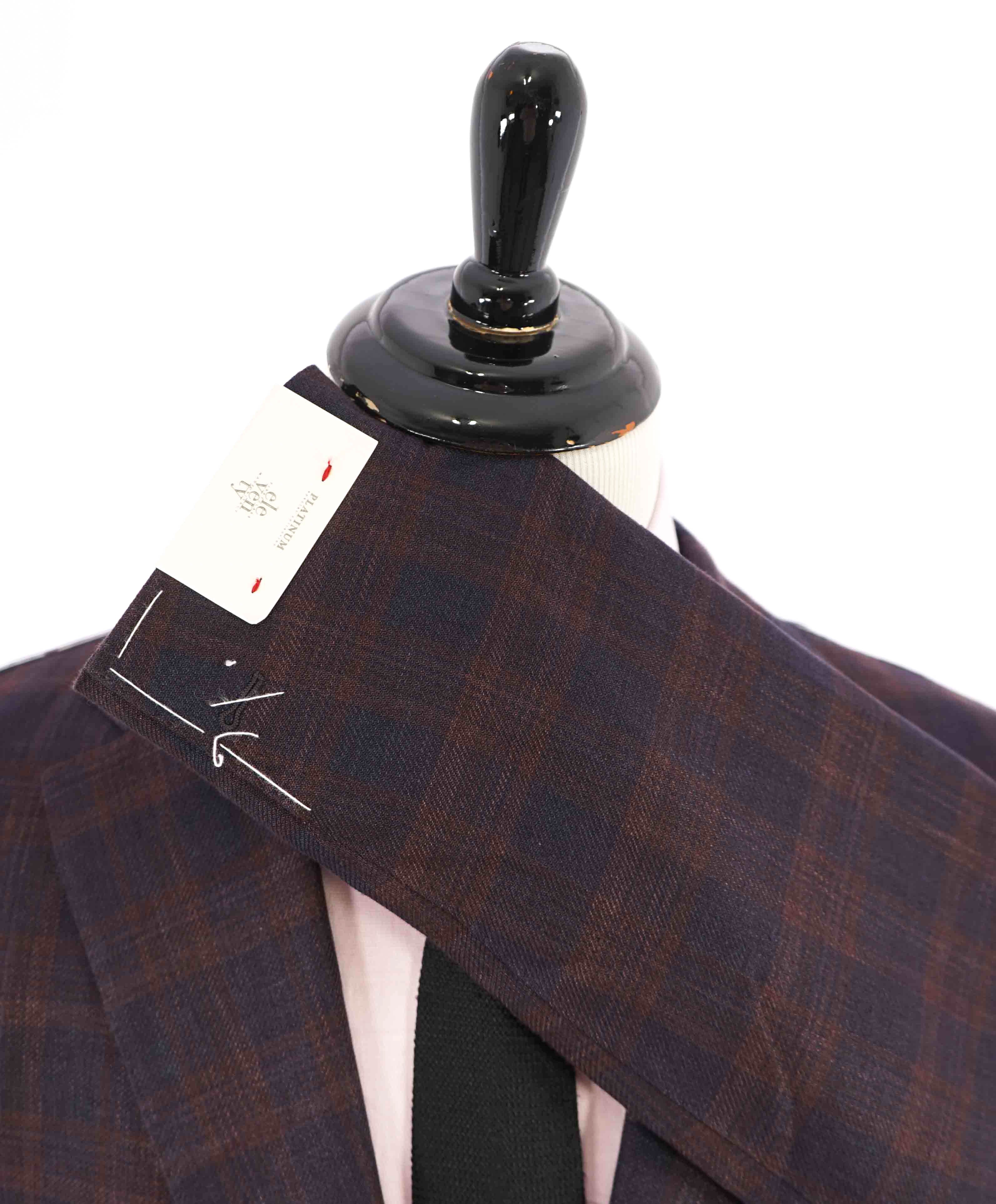 $1,695 ELEVENTY - ERMENEGILDO ZEGNA Wool/Silk/Linen Burgundy Blazer- 48 (58EU)