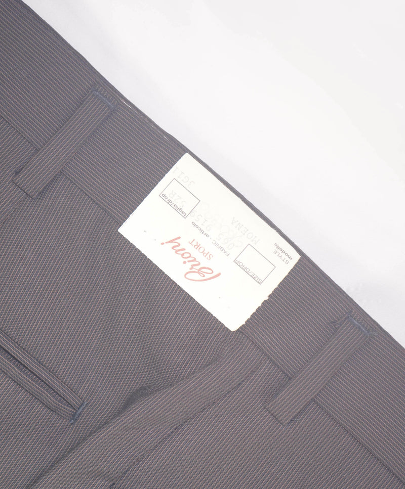 $1,050 BRIONI - Brown 5-Pocket Style Dress Pants- 34W