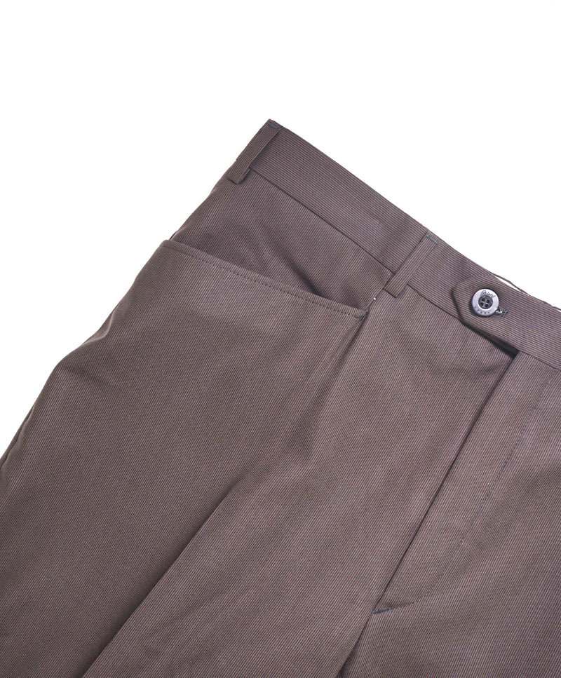 $1,050 BRIONI - Brown 5-Pocket Style Dress Pants- 34W