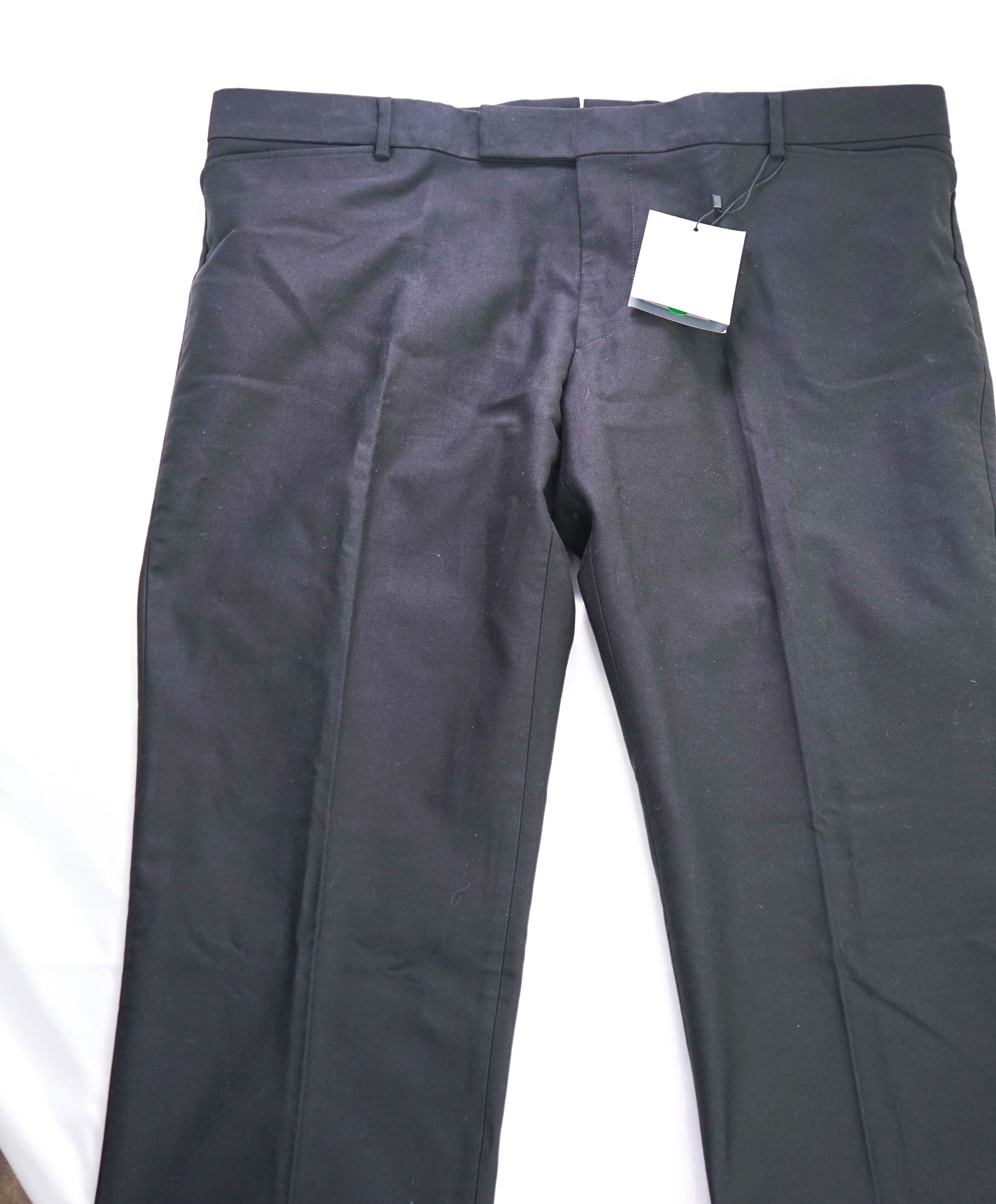 TOM FORD - Cotton Denim Weight Solid Chino Black Dress Pants - 42W (50US)