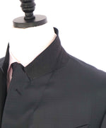 $2,095 EMPORIO ARMANI - “G LINE” CHECK 1-Btn Peak Lapel 130's Tuxedo Suit - 48R