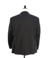 $2,095 EMPORIO ARMANI - “G LINE” CHECK 1-Btn Peak Lapel 130's Tuxedo Suit - 48R