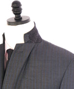 $6700 BRIONI - Gray/Blue 2-Btn Super *CELEB FAVE* 150's Suit - 40R