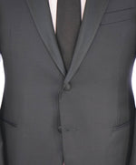 $2,295 ARMANI COLLEZIONI - "M Line" Blue Textured 130's Dinner Jacket Blazer - 42 R US