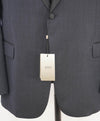 $2,295 ARMANI COLLEZIONI - "G Line" Blue Textured Dinner Jacket Blazer - 48 R US