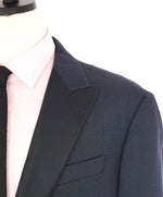 $2,295 ARMANI COLLEZIONI - "G Line" Blue Textured Dinner Jacket Blazer - 48 R US