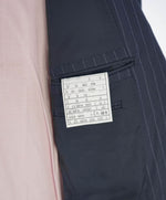 $3,495 ERMENEGILDO ZEGNA -"TROFEO 600" Blue Chalk Stripe Blazer - 38R