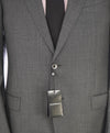 $1,995 EMPORIO ARMANI - “G LINE” Gray 1-Btn Notch Lapel 130's Suit - 38S