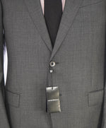 $1,995 EMPORIO ARMANI - “G LINE” Gray 1-Btn Notch Lapel 130's Suit - 38S