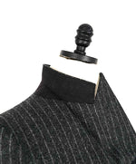 $3,490 BALLY - By FOX BROTHERS Double Breasted Chalk Stripe Wool Suit - 36R