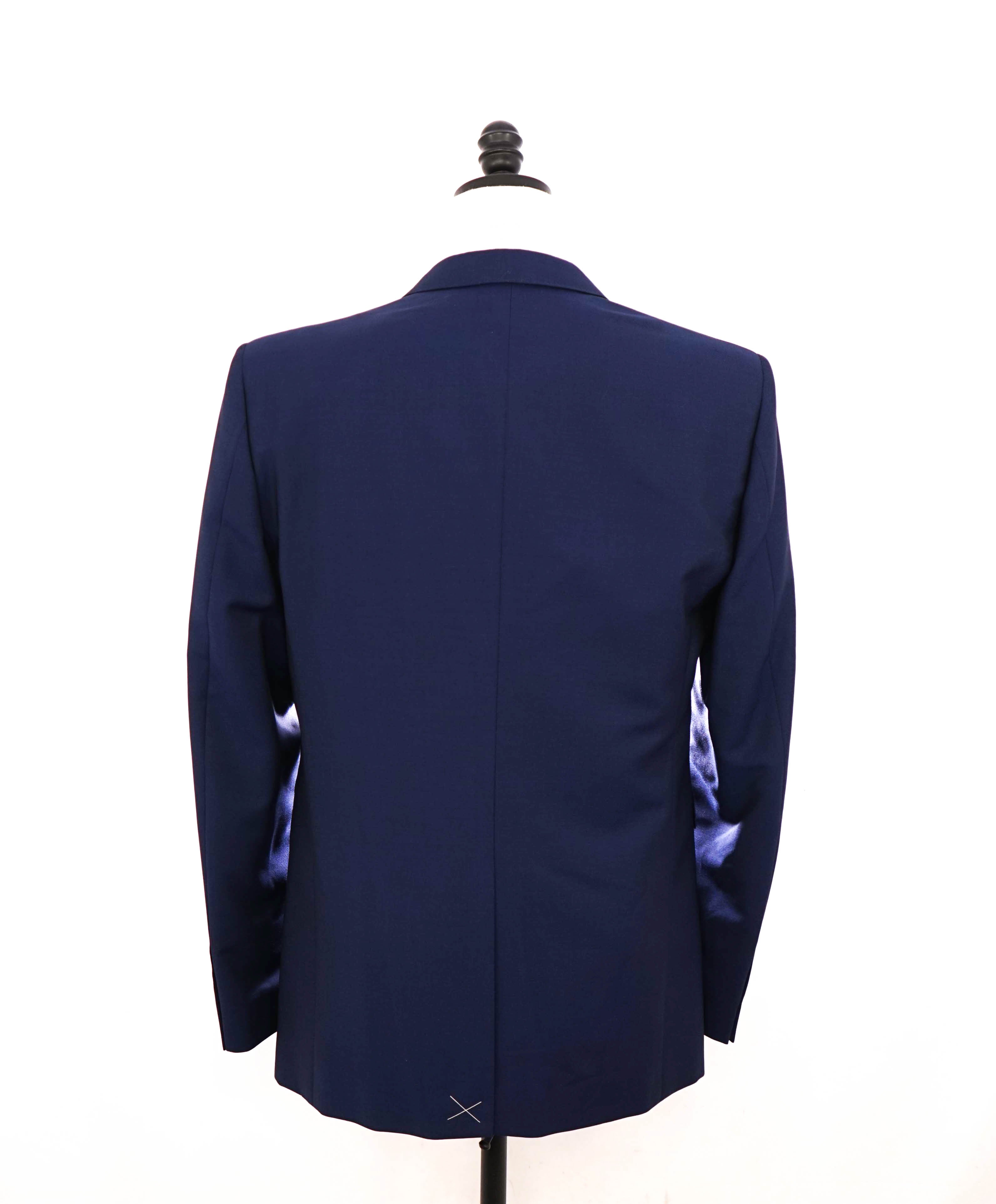 $2,395 BURBERRY LONDON - Made In Italy Wool & Mohair Blue Suit -  42R