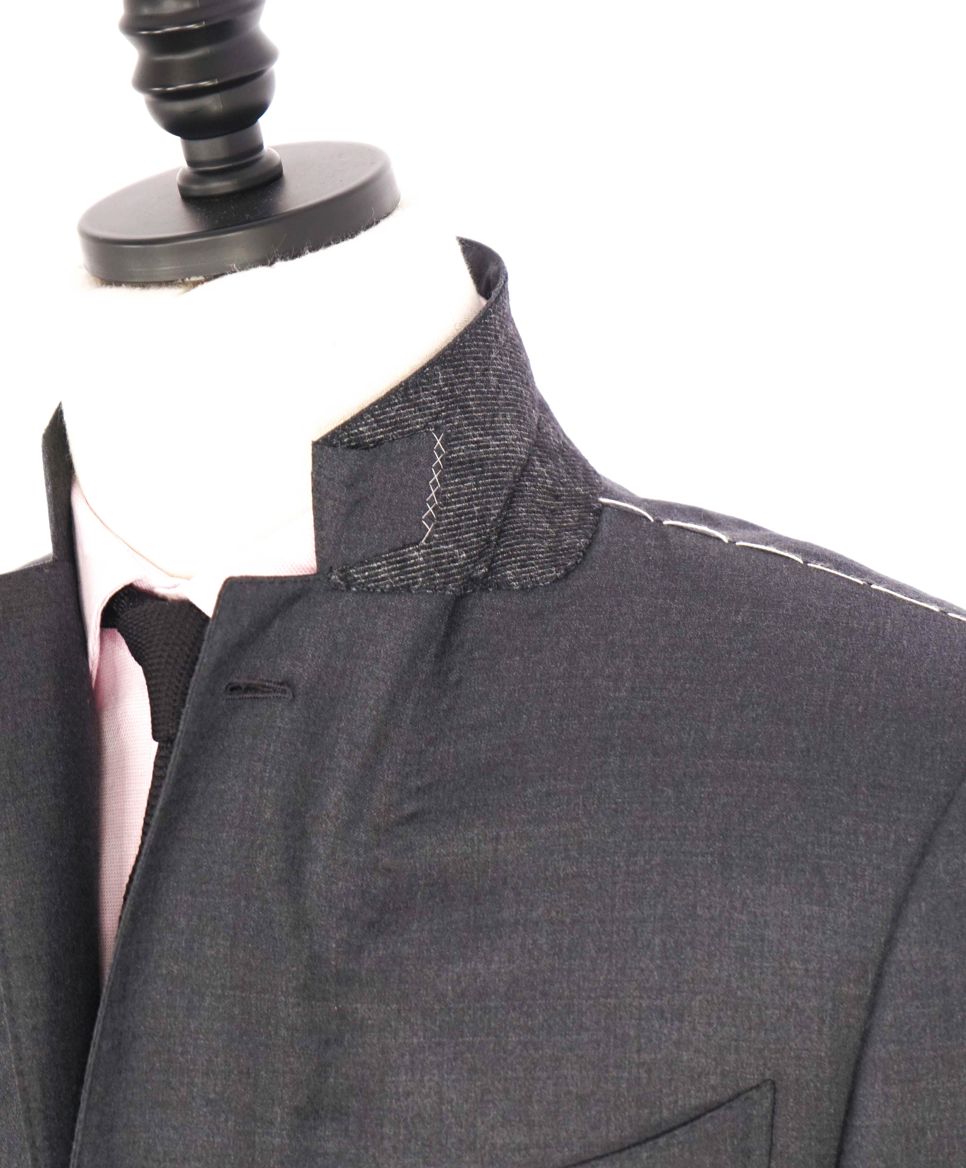 $3,250 ERMENEGILDO ZEGNA - "TROFEO"  Solid Gray Blazer - 40S