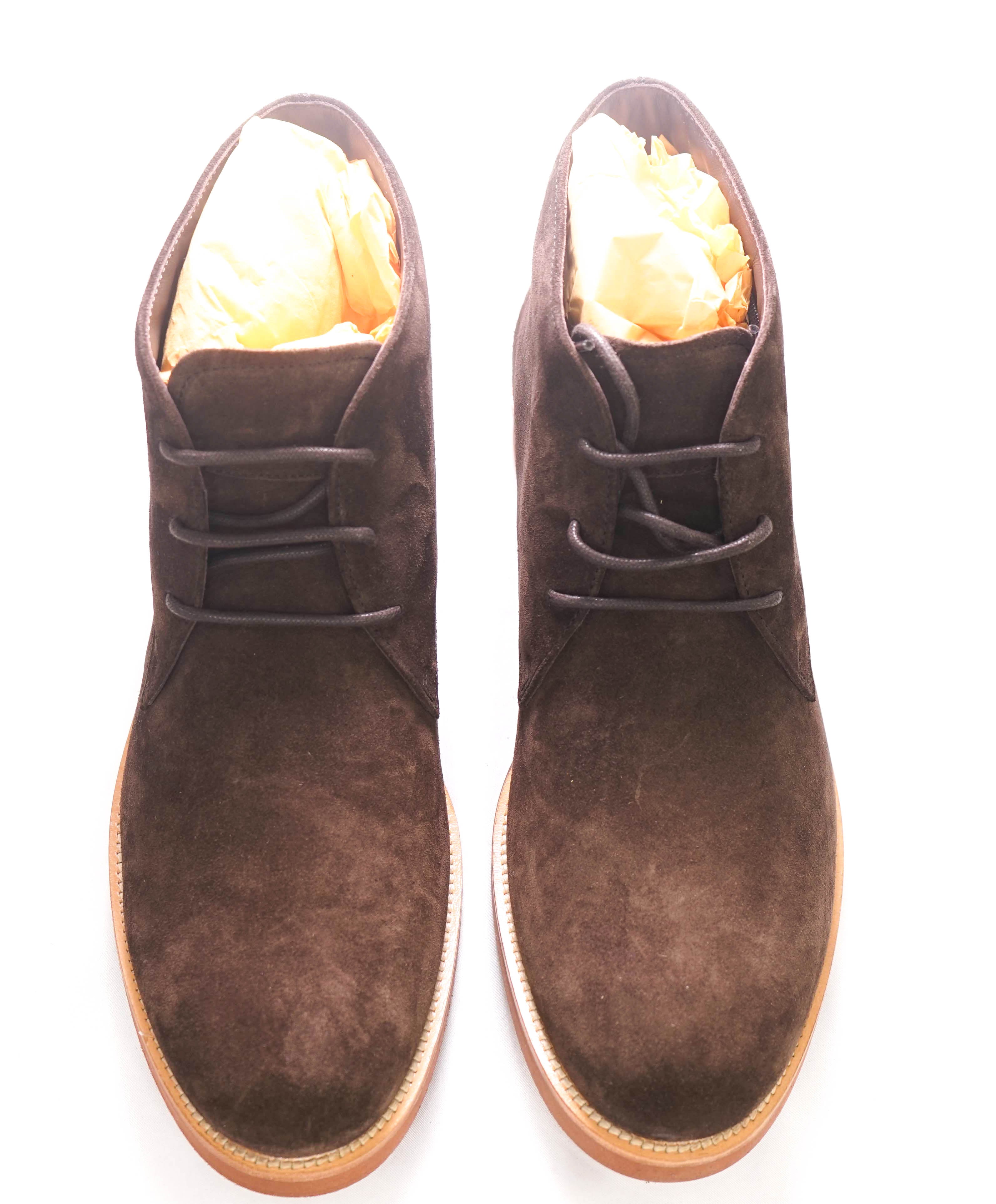 TOD’S - Supple Suede "POLACCO ALTO" Logo Chukka Boot - 11.5 US (10.5 T)