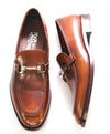 $1,190 SALVATORE FERRAGAMO - “LEWIS" Gancini Loafer Brown Leather - 12 D