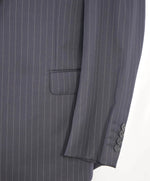 $1,895 ARMANI COLLEZIONI - Chalk Striped *G LINE* Notch Lapel Suit - 42R