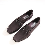 $850 SALVATORE FERRAGAMO - “GRANDIOSO" Gancini Bit Loafer Brown Leather - 10 D