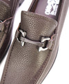 $850 SALVATORE FERRAGAMO - “GRANDIOSO" Gancini Bit Loafer Brown Leather - 10 D