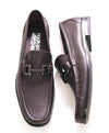 $850 SALVATORE FERRAGAMO - “GRANDIOSO" Gancini Bit Loafer Brown Leather - 10 D