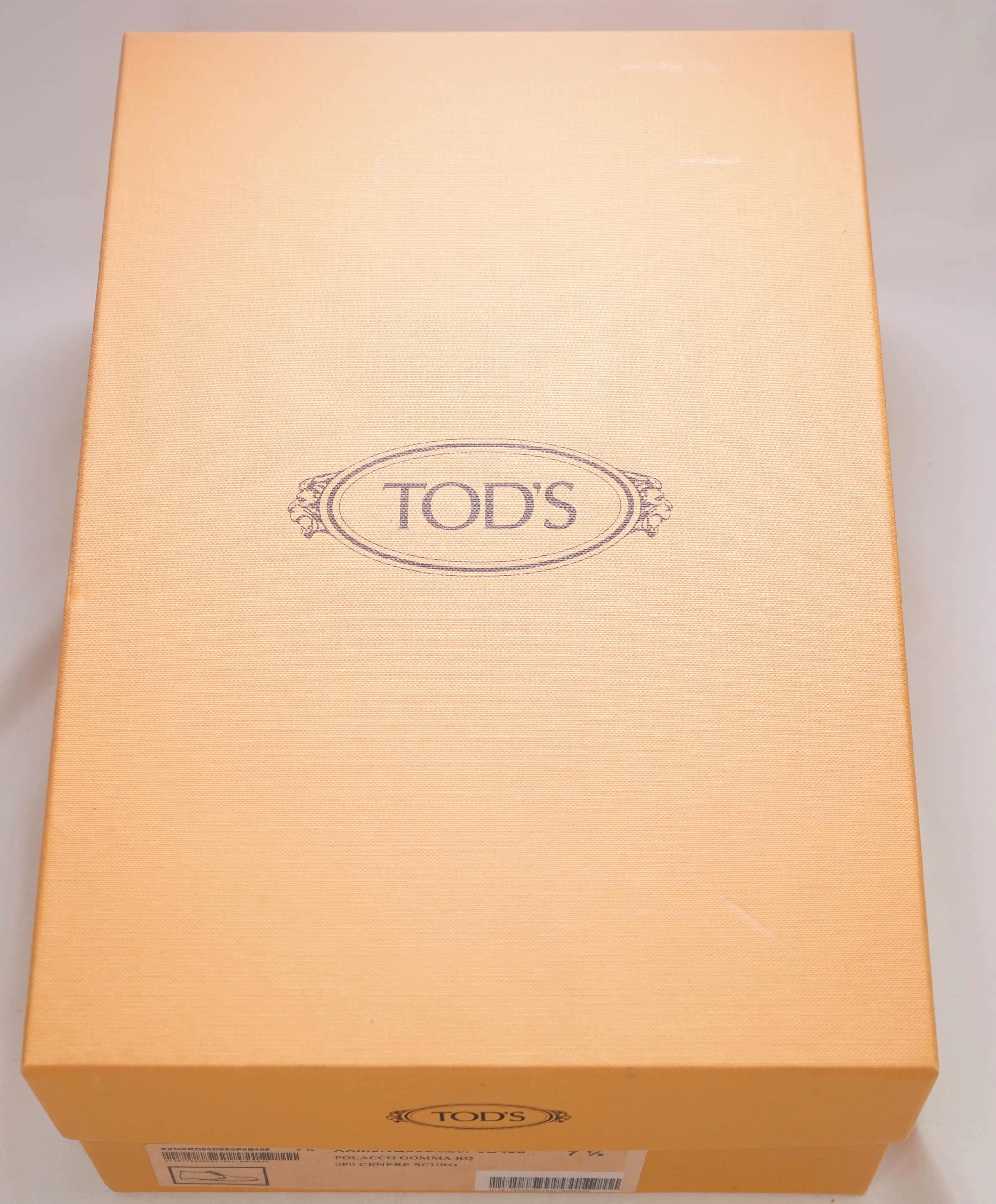 TOD’S - Supple Suede "POLACCO GOMMA" Logo Chukka Boot - 8.5 US (7.5 T)