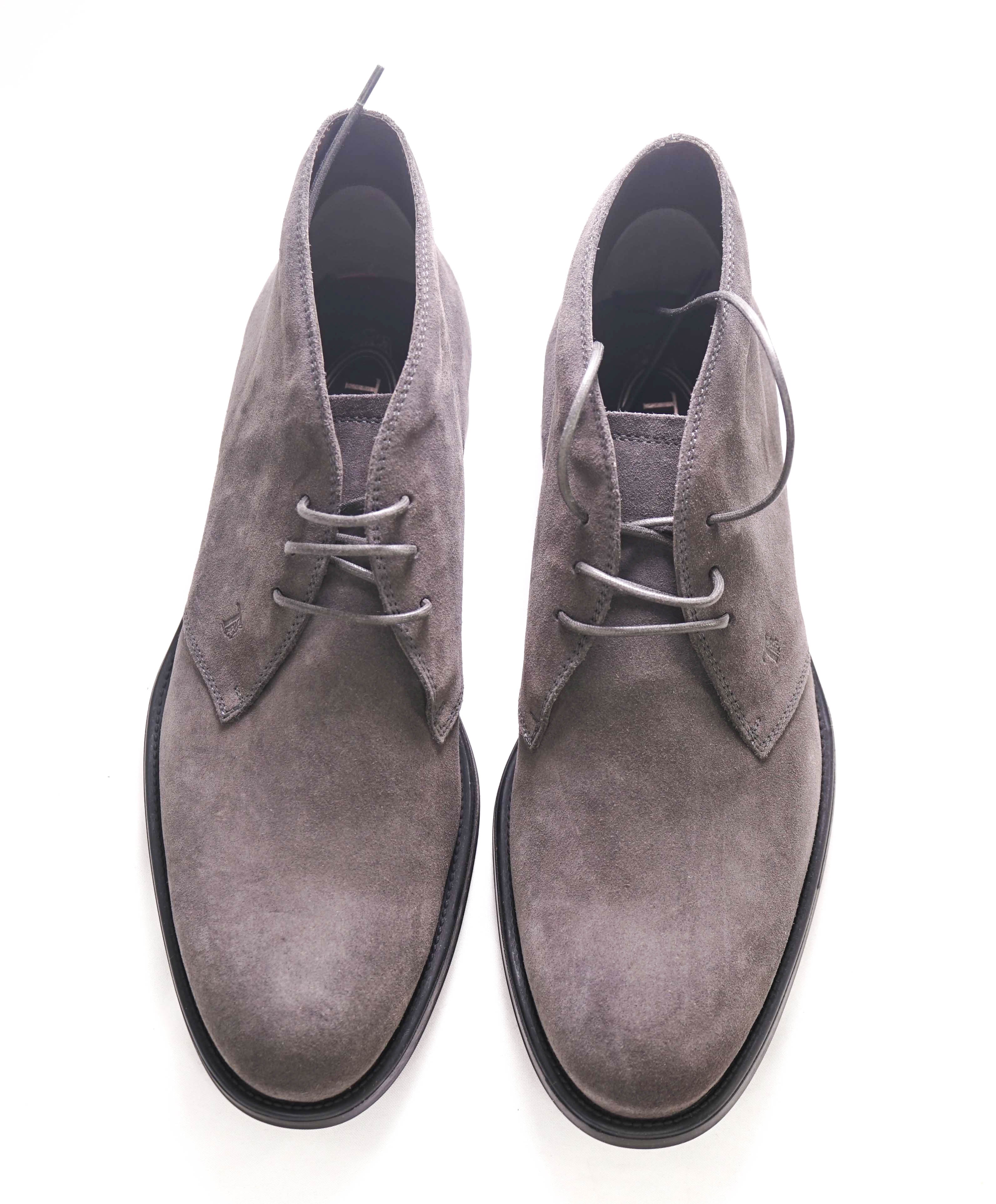 TOD’S - Supple Suede "POLACCO GOMMA" Logo Chukka Boot - 8.5 US (7.5 T)