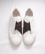 $770 FENDI - Zucca FF Tape White Logo Sneaker - 9.5 US 8.5UK 42.5EU