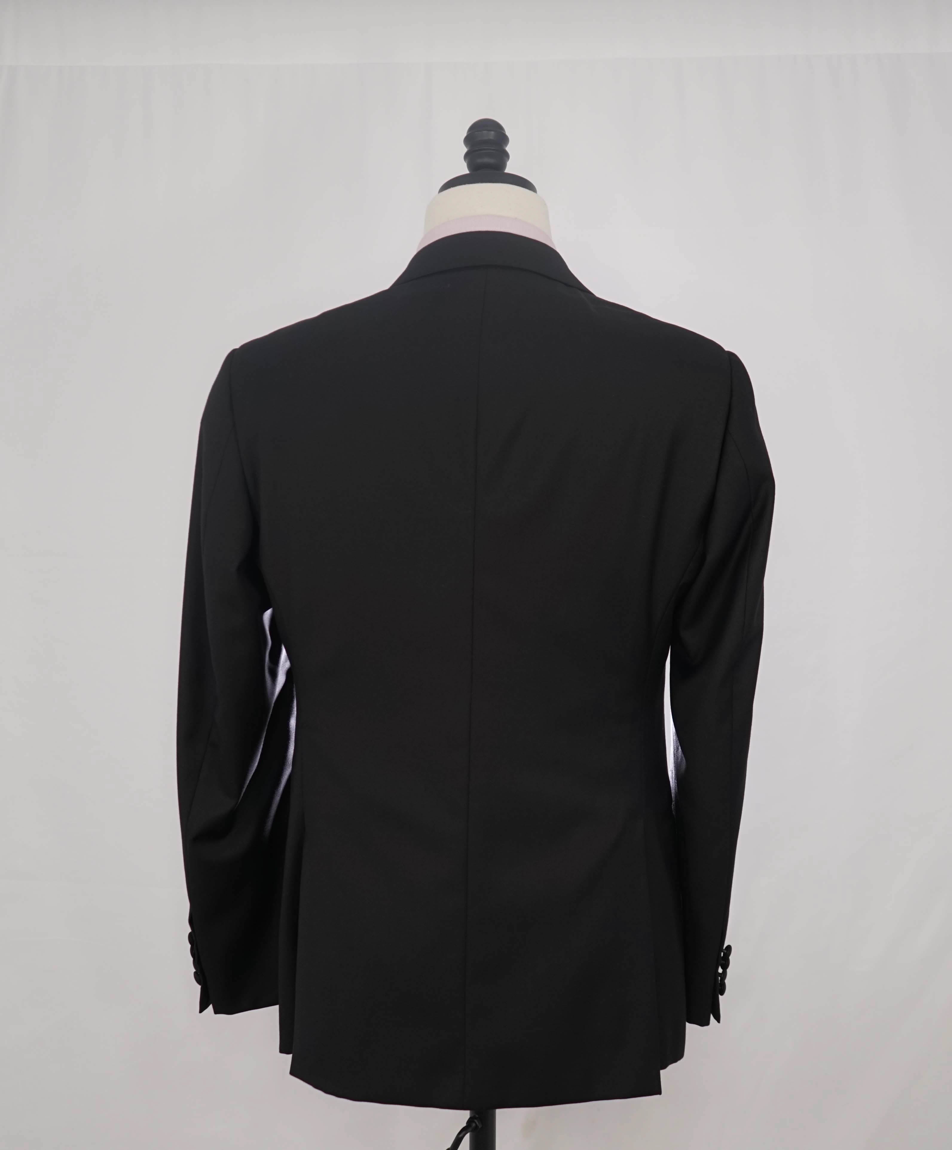 $1,995 EMPORIO ARMANI - “G LINE” Notch Lapel 130's Tuxedo Suit - 38R