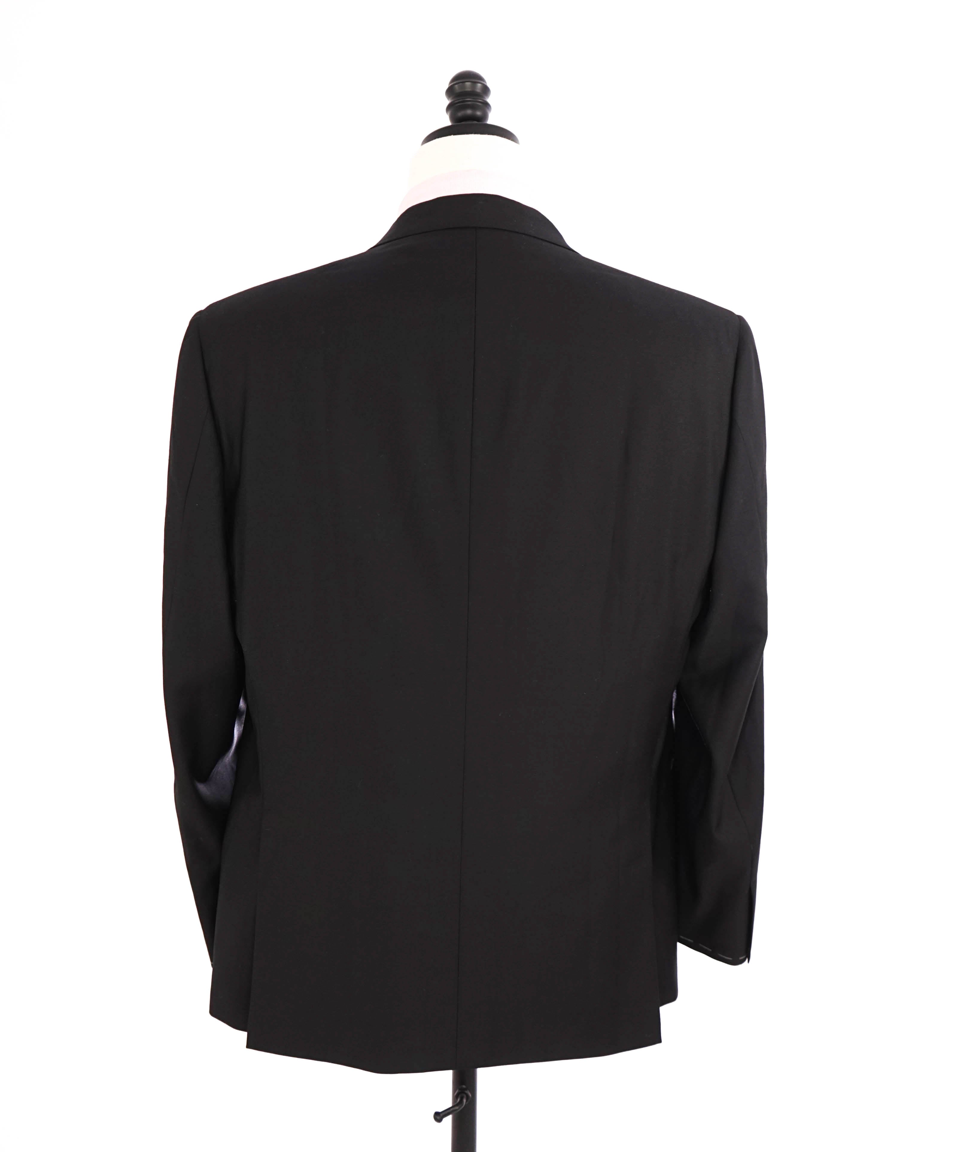 $6,270 BRIONI - *CELEB FAVORITE* Hand Made Italy Black Peak Lapel Tuxedo - 44S