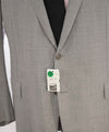 $3,495 ERMENEGILDO ZEGNA - Solid Gray SU MISURA Wool Blazer - 50R US