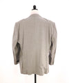 $3,495 ERMENEGILDO ZEGNA - Solid Gray SU MISURA Wool Blazer - 50R US