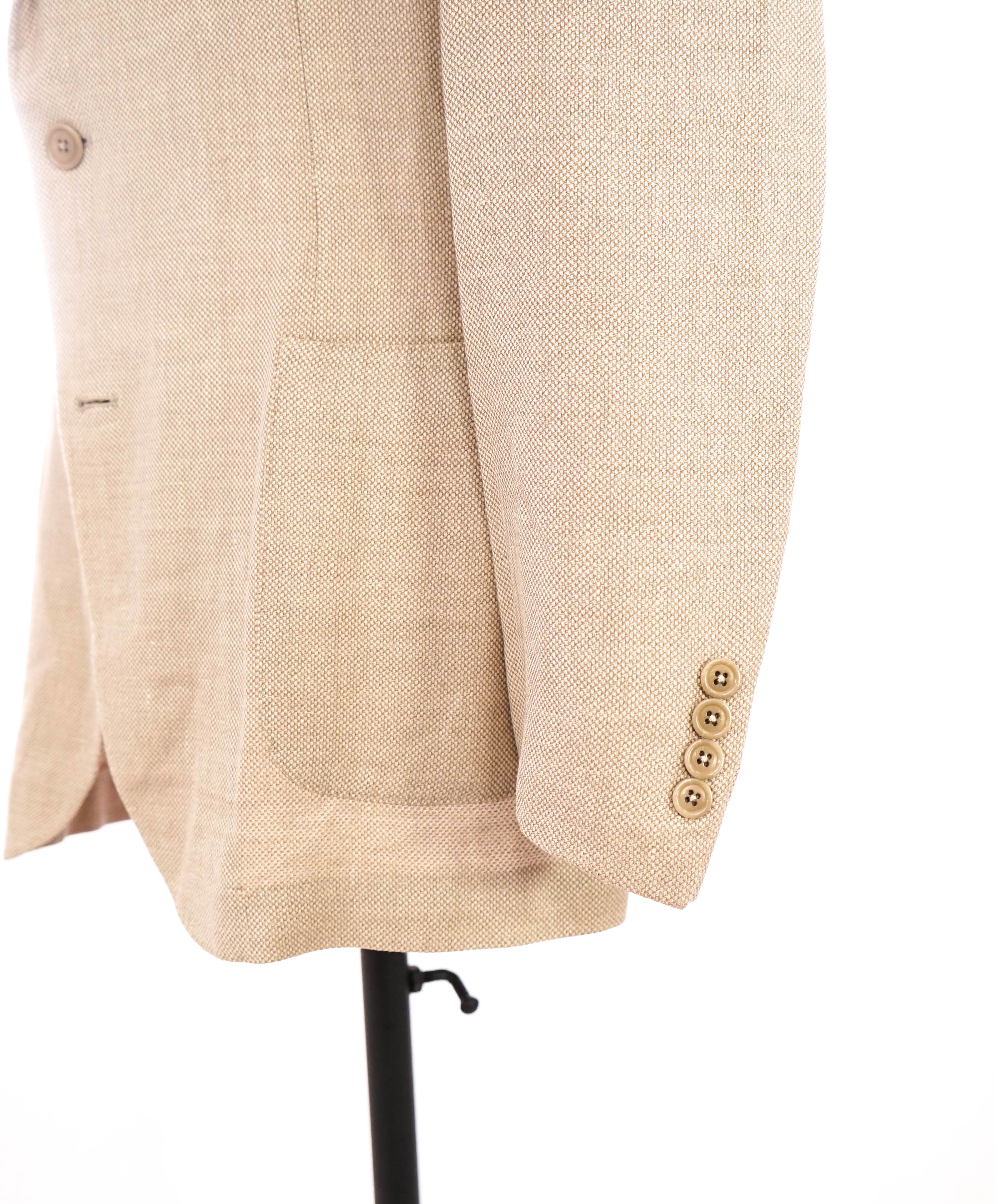 $2,695 ERMENEGILDO ZEGNA - *Crossover* Patch Pocket Wool/Silk/Linen Blazer - 42R