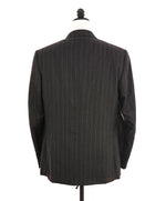 $4,000 ISAIA - "BASE GREGORY" Check Gray Plaid Coral Pin Suit - 42R