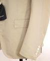 $3,000 ERMENEGILDO ZEGNA - Made In Italy Off White Cotton Light Summer Suit - 44R