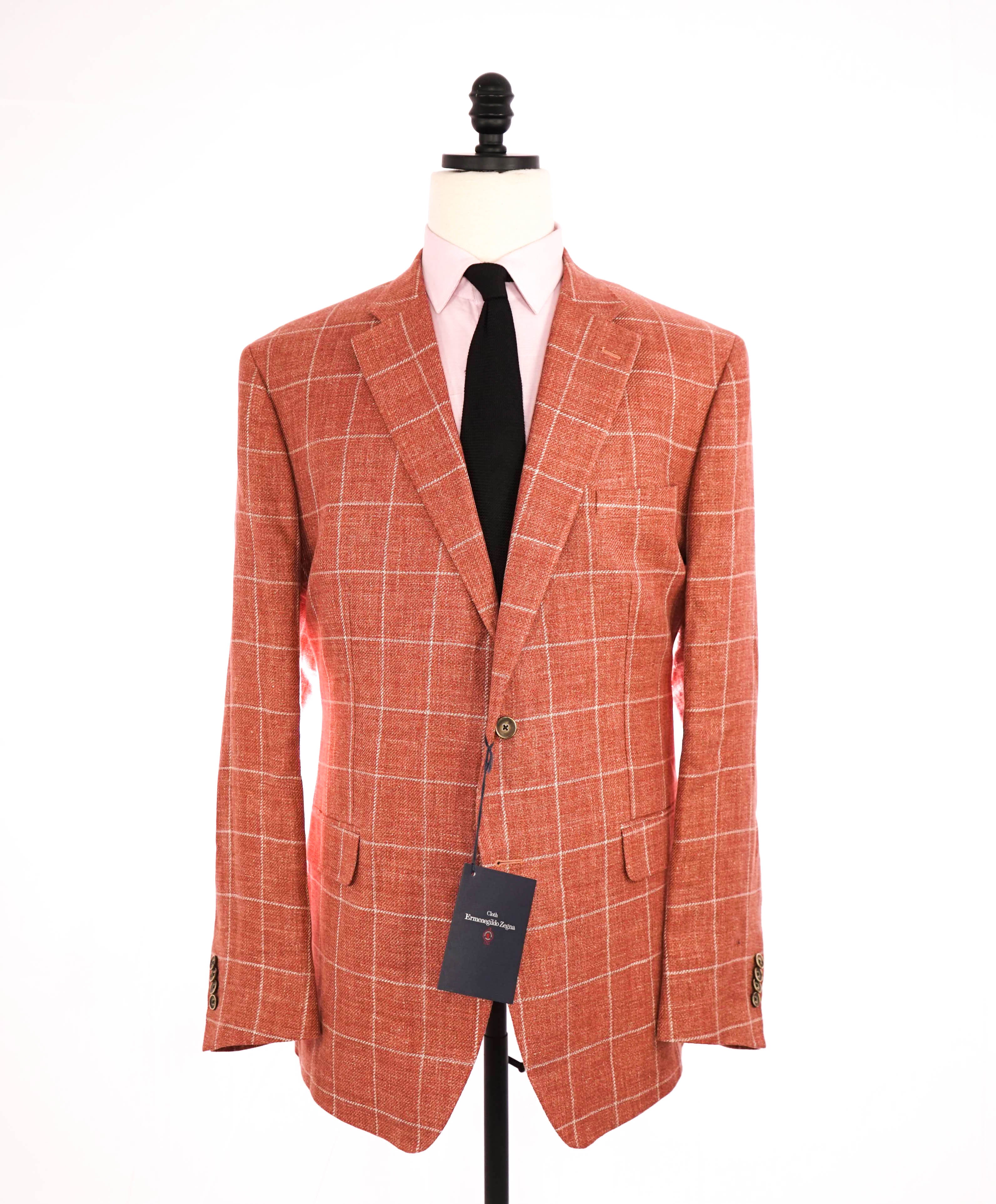 SAKS FIFTH AVENUE - By ERMENEGILDO ZEGNA "Cross-Ply" Blazer - 48L