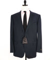 $3,250 ERMENEGILDO ZEGNA -"TROFEO" Navy Blue Birdseye Blazer - 50L