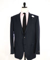 $3,250 ERMENEGILDO ZEGNA -"TROFEO" Navy Blue Birdseye Blazer - 46L