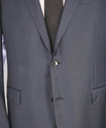 $3,250 ERMENEGILDO ZEGNA -"TROFEO" Navy Blue Birdseye Blazer - 46L